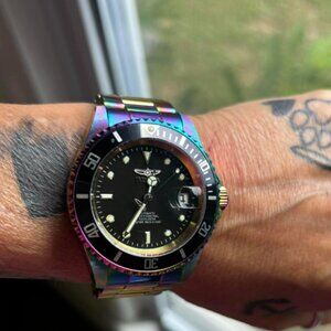 Invicta Pro Diver Iridescent Automatic Watch, 40mm. SOLD ON CROSSPOST